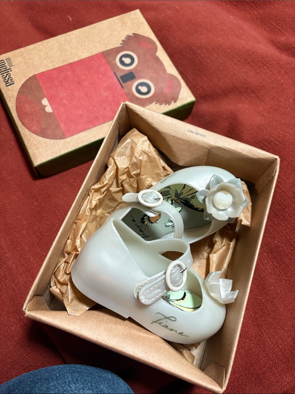 Mini Melissa light green tiana Jelly Shoes